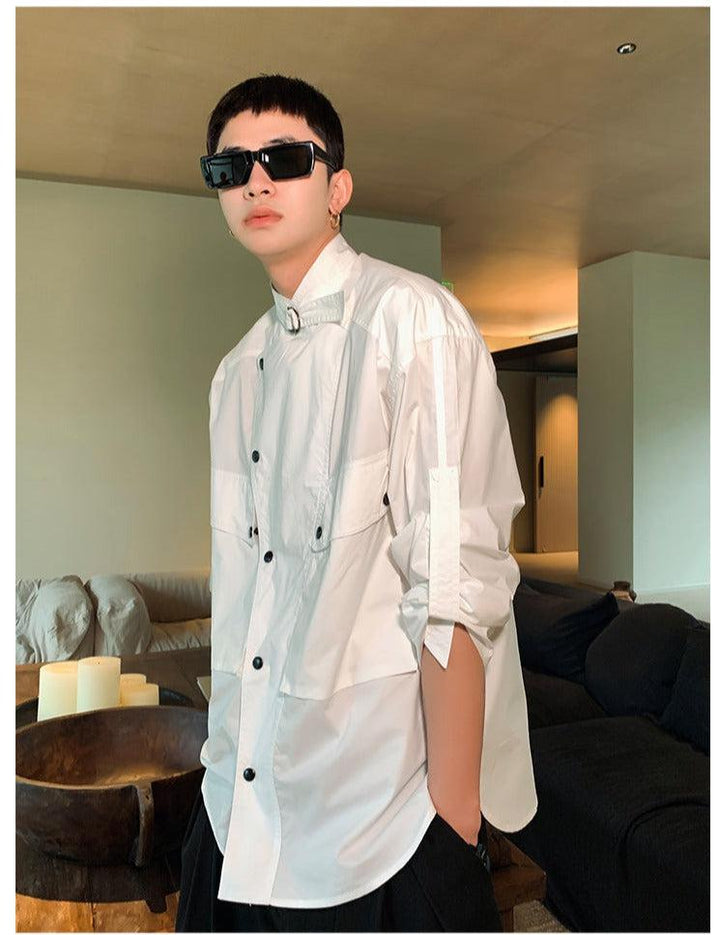 Long-Sleeved Shirt With Large Pockets