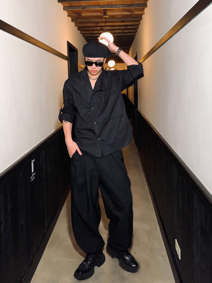 Long-Sleeved Shirt With Large Pockets