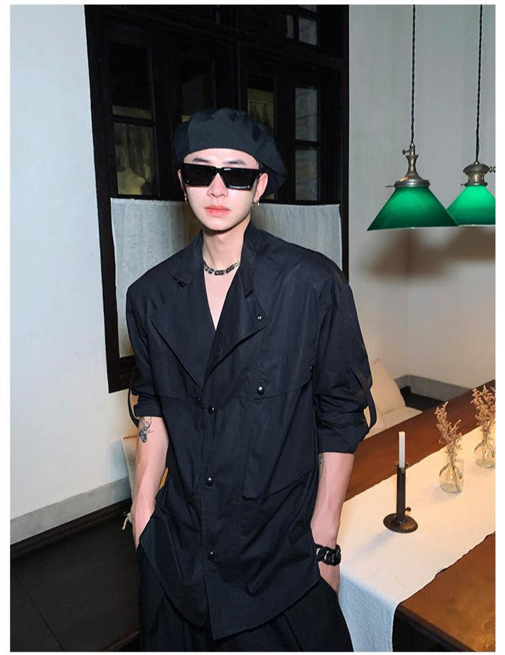 Long-Sleeved Shirt With Large Pockets