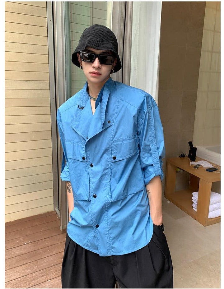 Long-Sleeved Shirt With Large Pockets