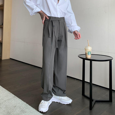 Drape mopping pants - The Korean Fashion