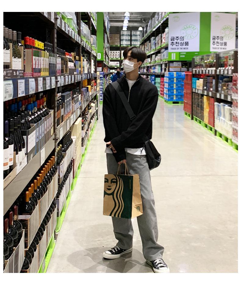 Loose Half-zip Sweater