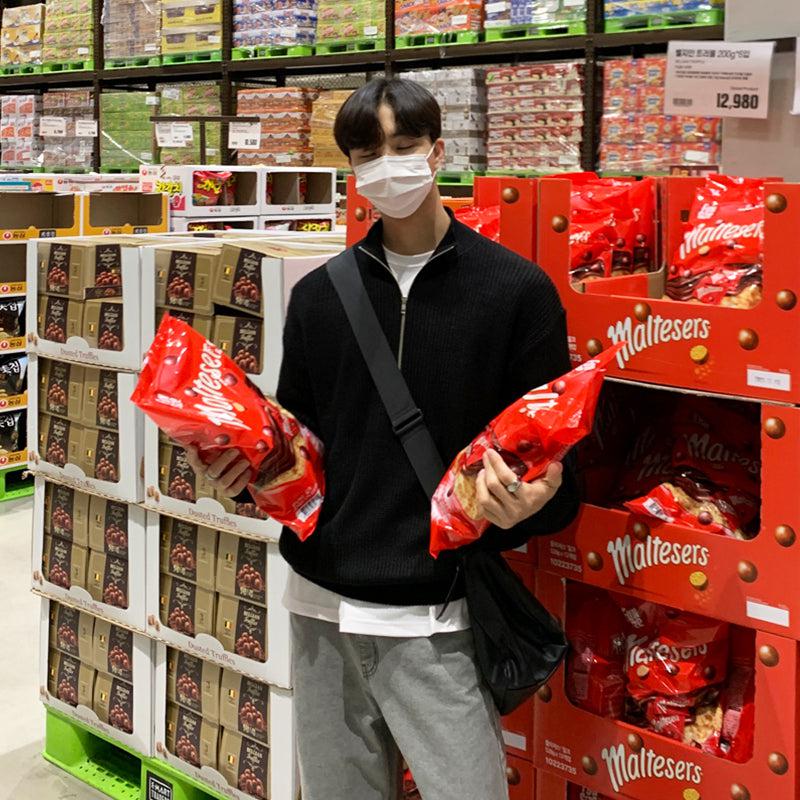 Loose Half-zip Sweater