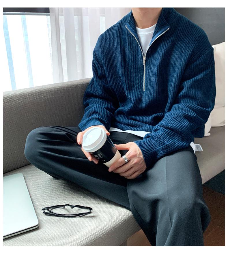 Loose Half-zip Sweater