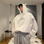 Loose Hooded Sweatshirt