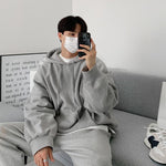 Loose Hooded Sweatshirt