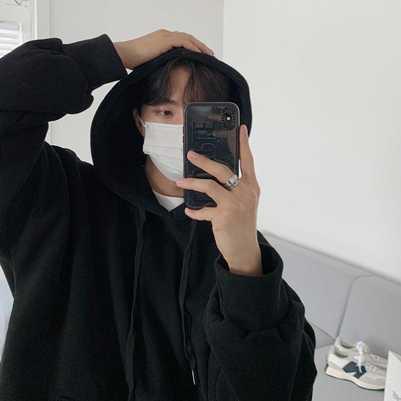 Loose Hooded Sweatshirt