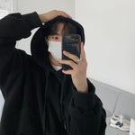 Loose Hooded Sweatshirt