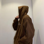 Loose Hooded Sweatshirt
