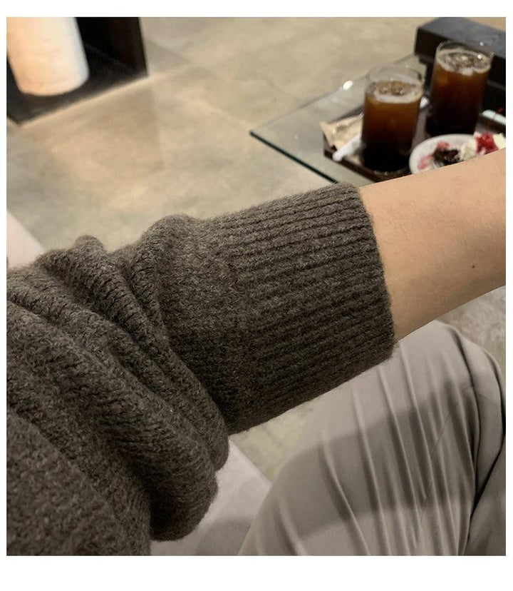 Loose Knit Polo Shirt