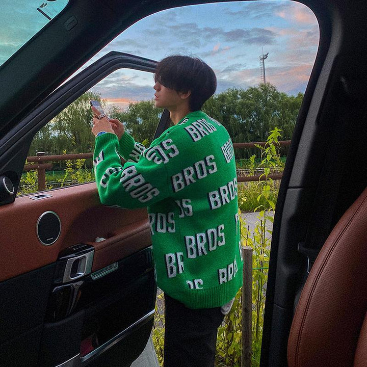 Loose Letter Sweater
