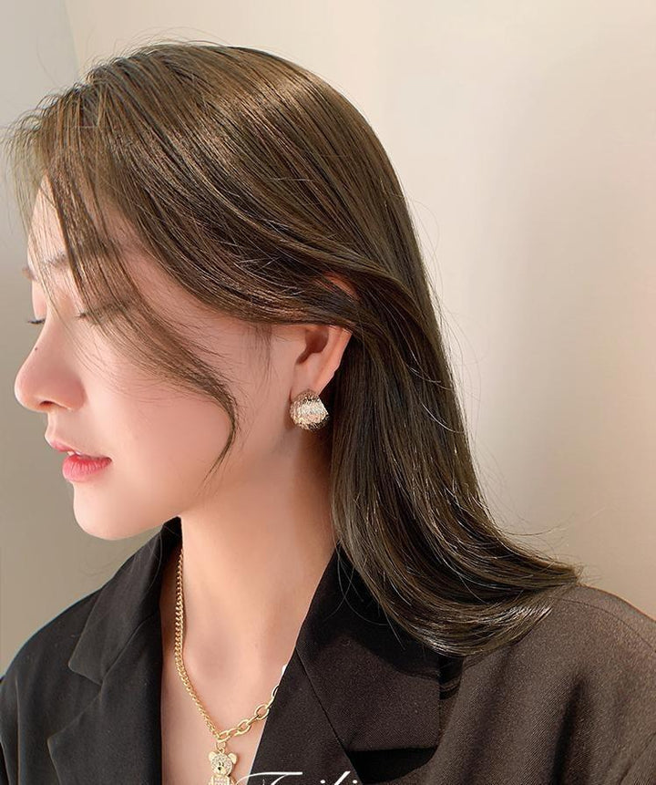 Metal Ball Earrings