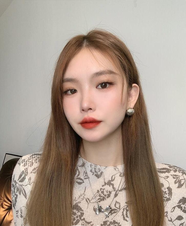 Metal Ball Earrings