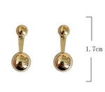 Metal Ball Earrings