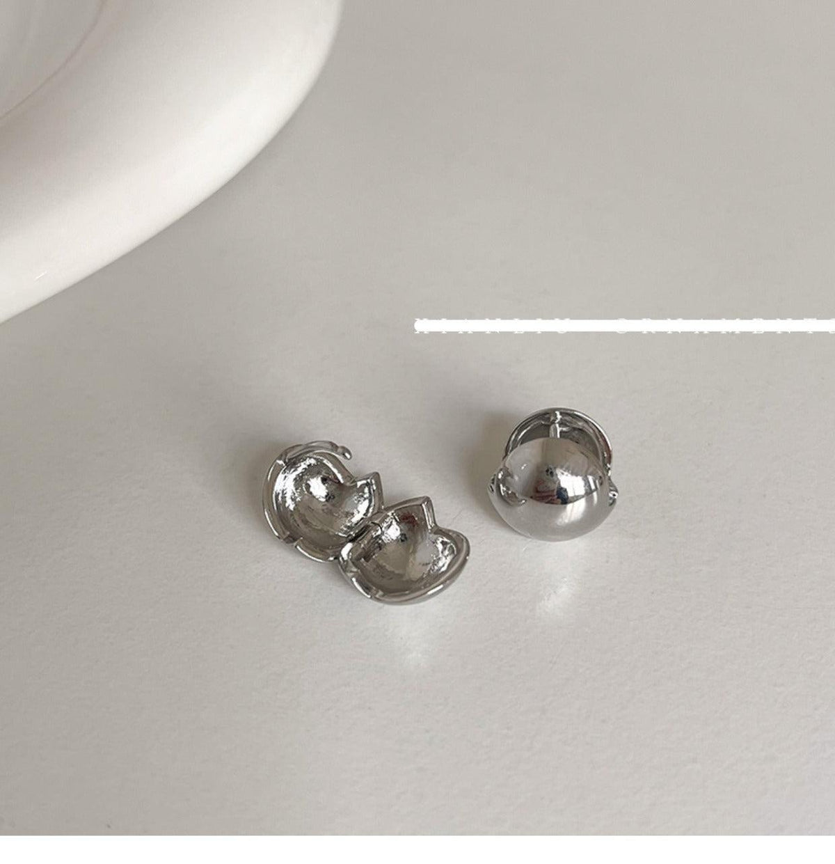 Metal Ball Earrings