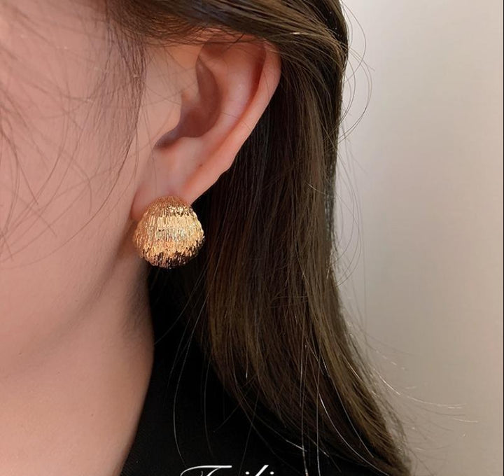 Metal Ball Earrings