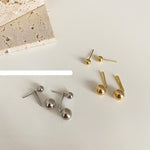 Metal Ball Earrings