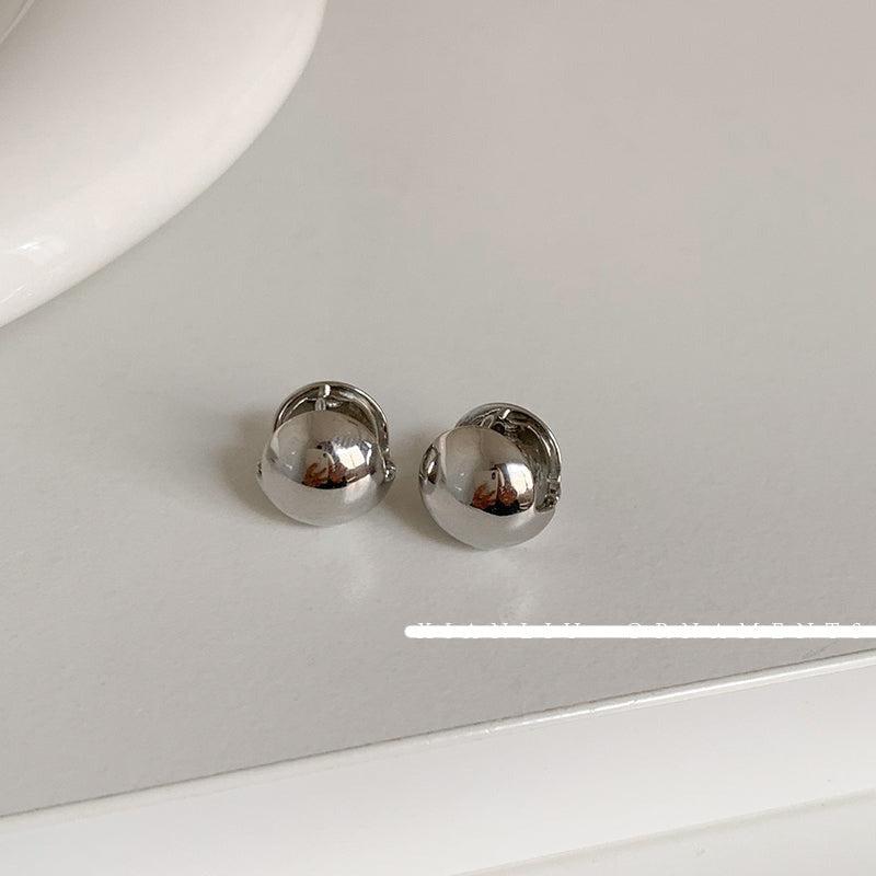 Metal Ball Earrings