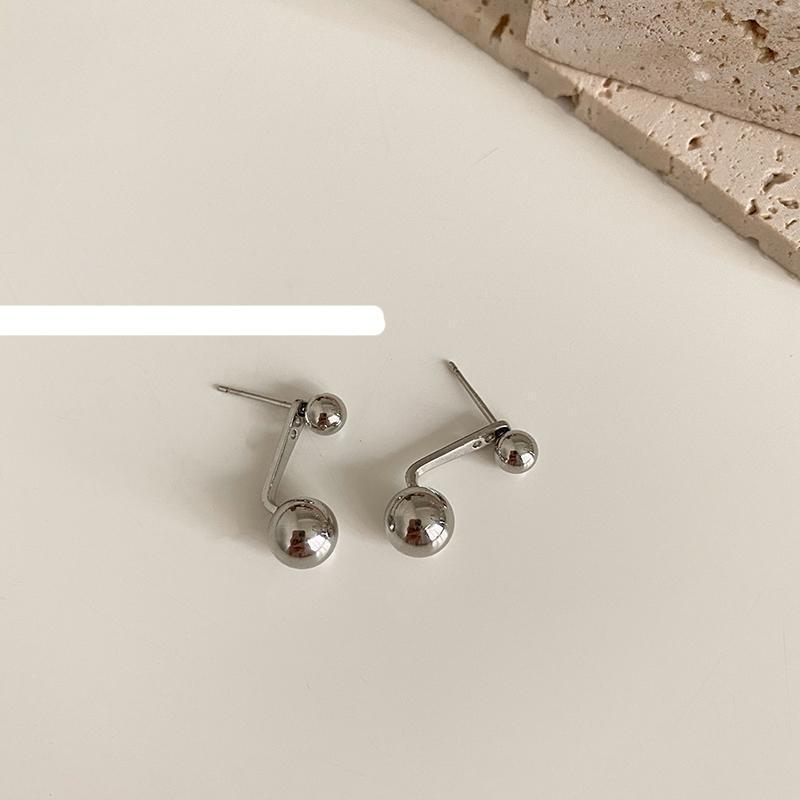 Metal Ball Earrings
