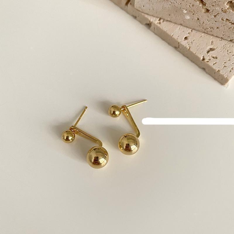Metal Ball Earrings