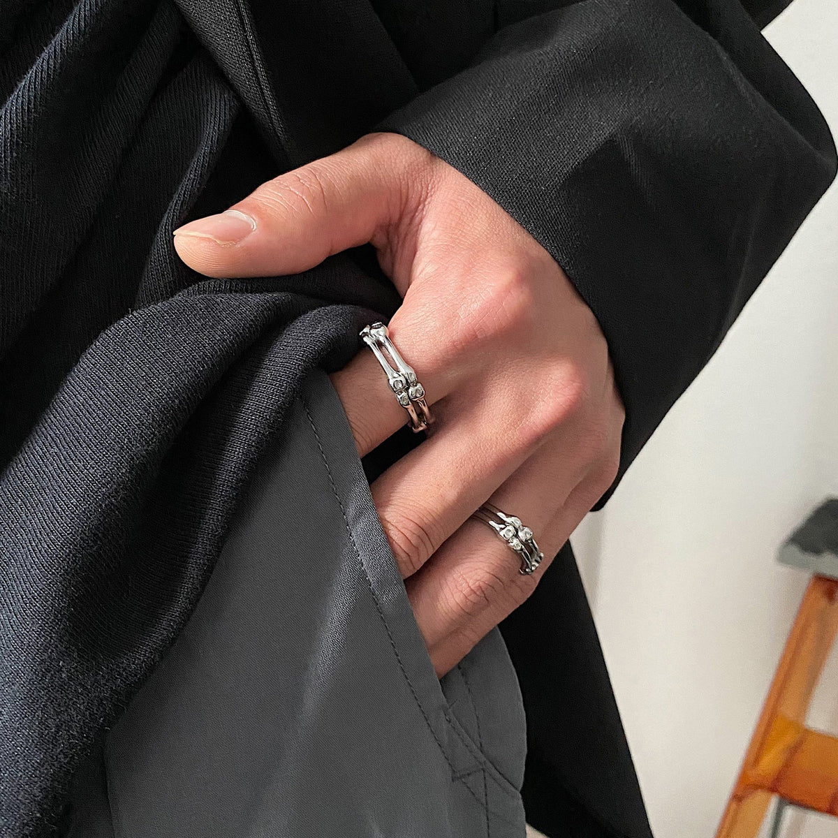 Metal Bone Ring