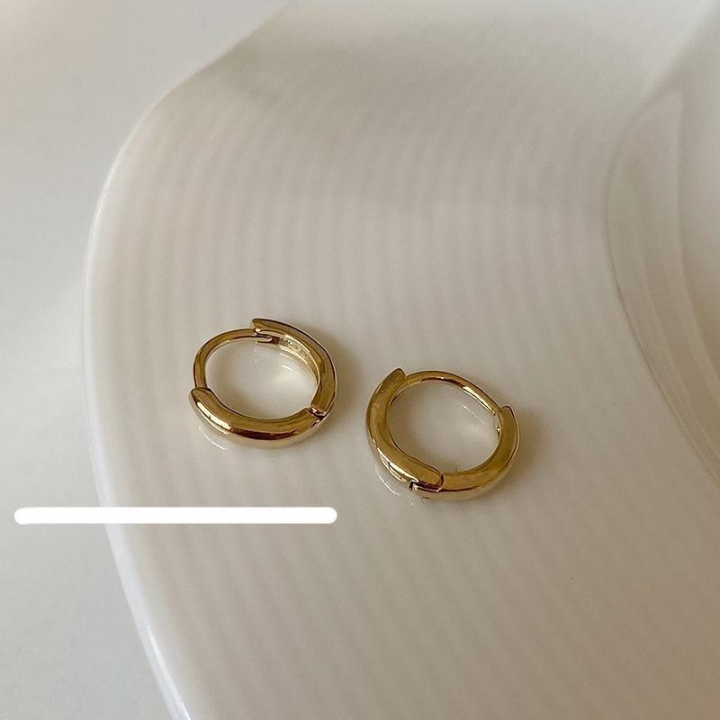 Metal Hoop Earrings