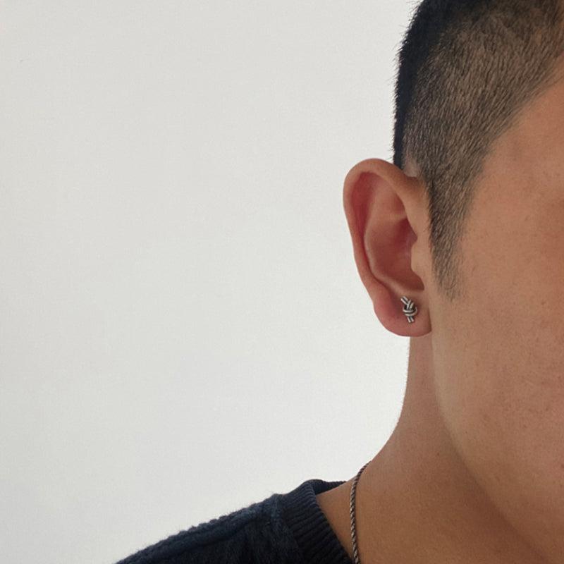 Metal Knot Earrings