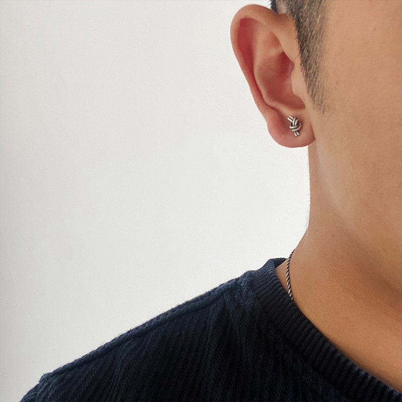 Metal Knot Earrings