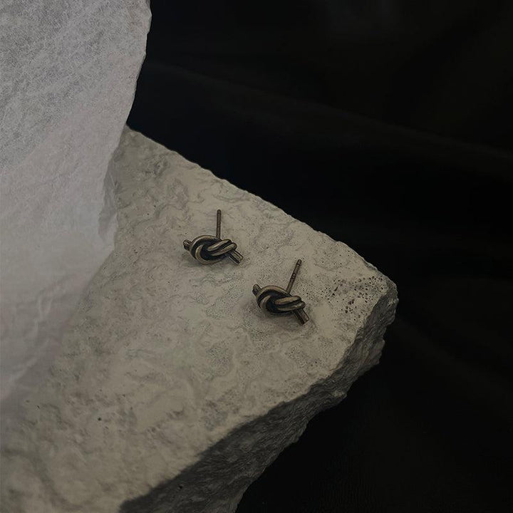 Metal Knot Earrings