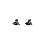 Metal Knot Earrings