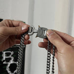 Metal Lock Pendant Necklace