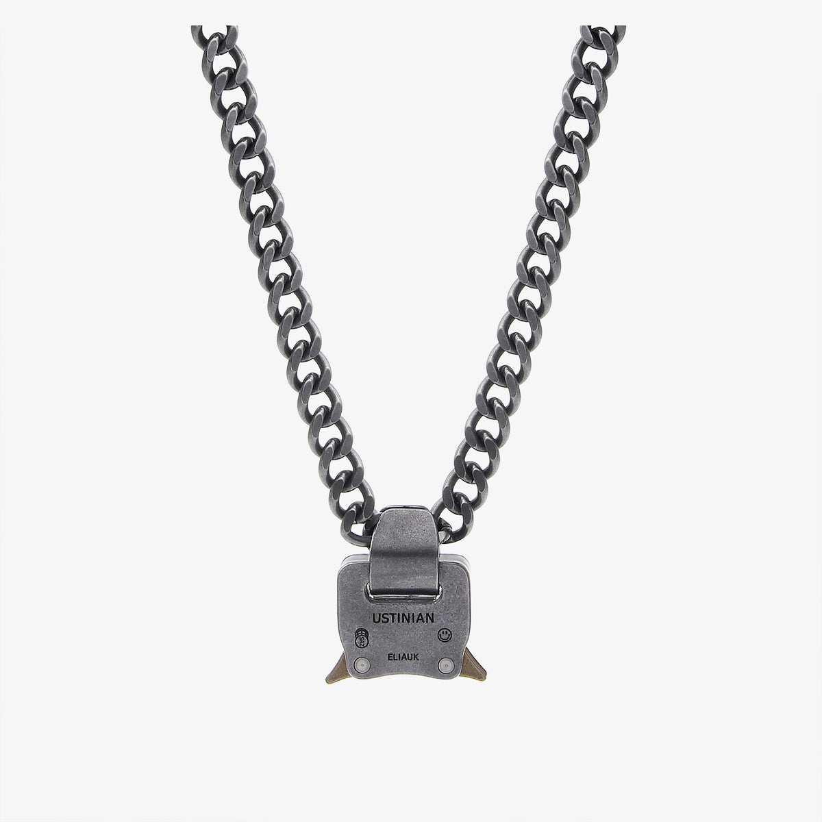 Metal Lock Pendant Necklace