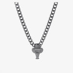 Metal Lock Pendant Necklace