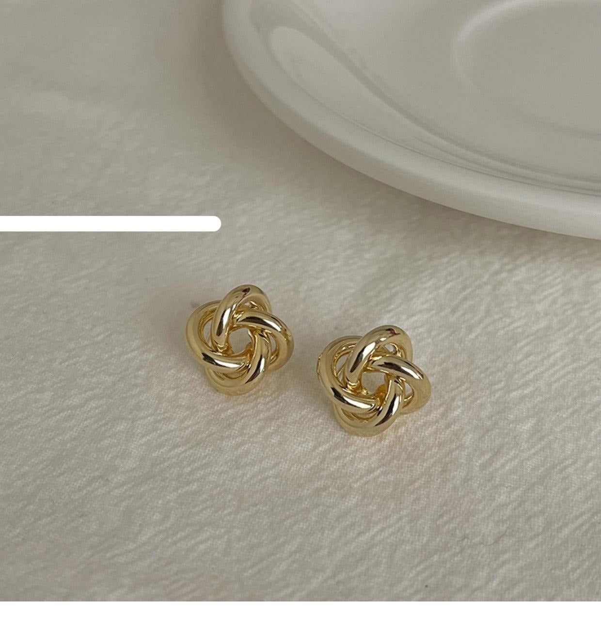 Metal Twist Earrings