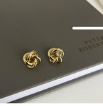 Metal Twist Earrings