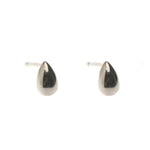 Metal Water Drop Stud Earrings