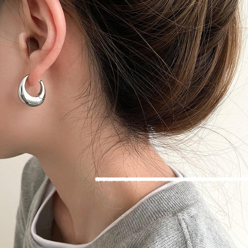 Metal Water Drops Earrings