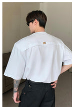 Metallic Alphabet Short Sleeve T-Shirt