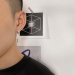 Micro-Set Zircon Hoop Earrings