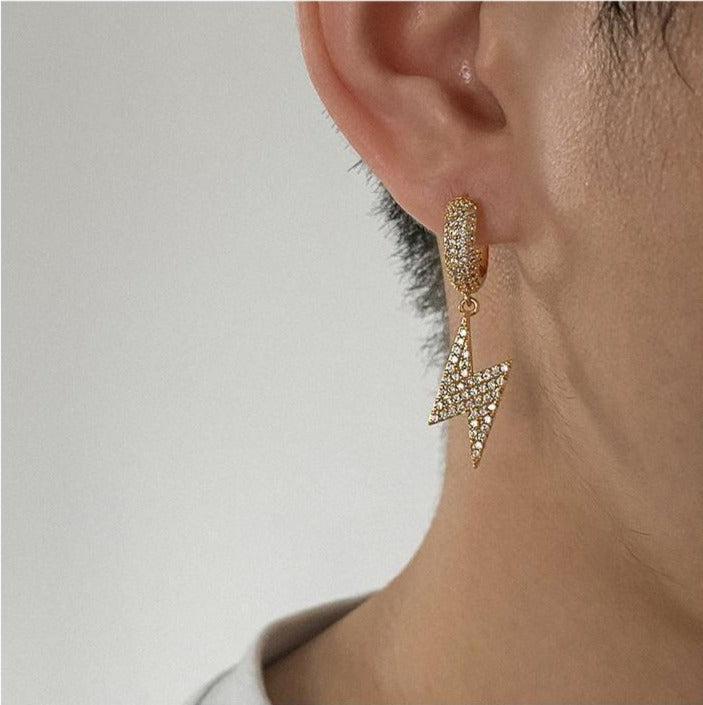 Micro-Set Zircon Hoop Earrings
