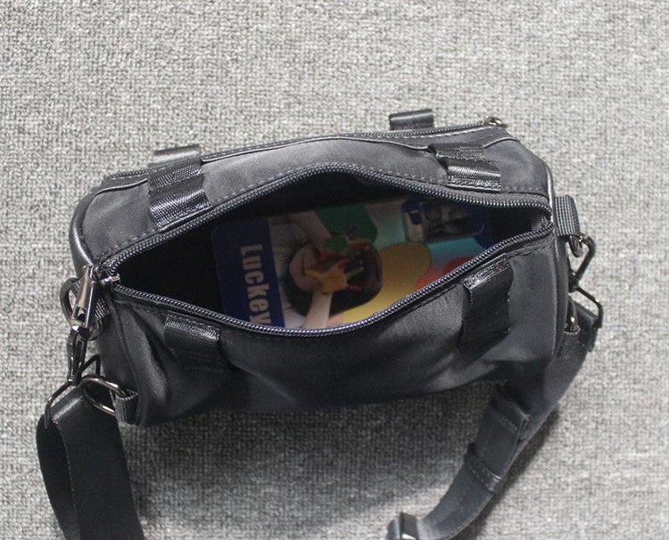 Mini Black Barrel Bag