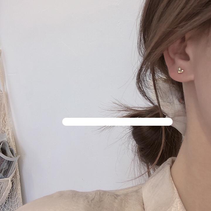 Mini Love Heart-Shaped Earrings