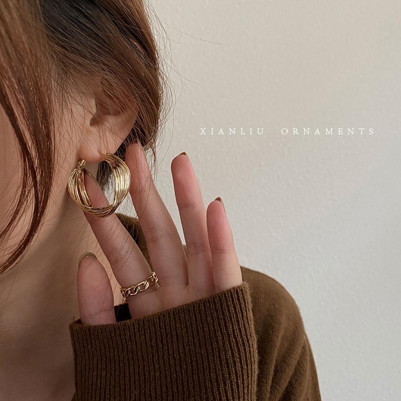 Multi-Layer Hoop Earrings