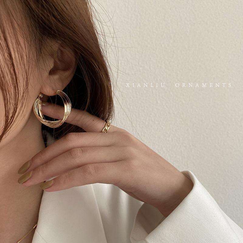 Multi-Layer Hoop Earrings