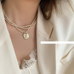Multi-Layer Pearl Necklace