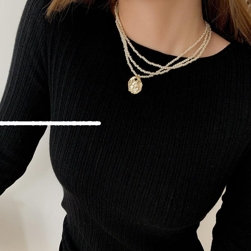 Multi-Layer Pearl Necklace