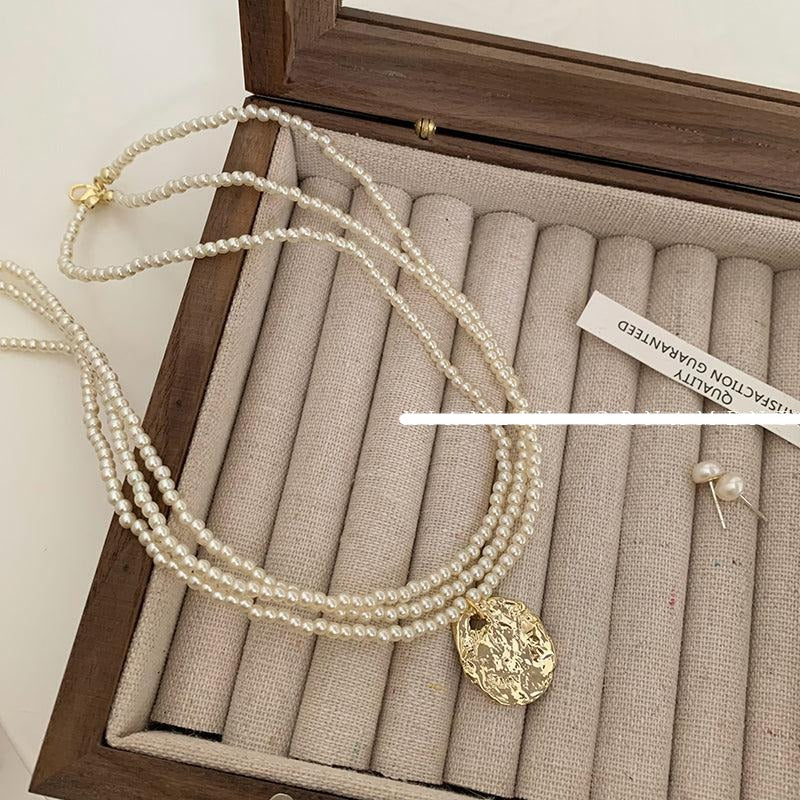 Multi-Layer Pearl Necklace