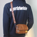 Multi-Pocket Pu Shoulder Bag