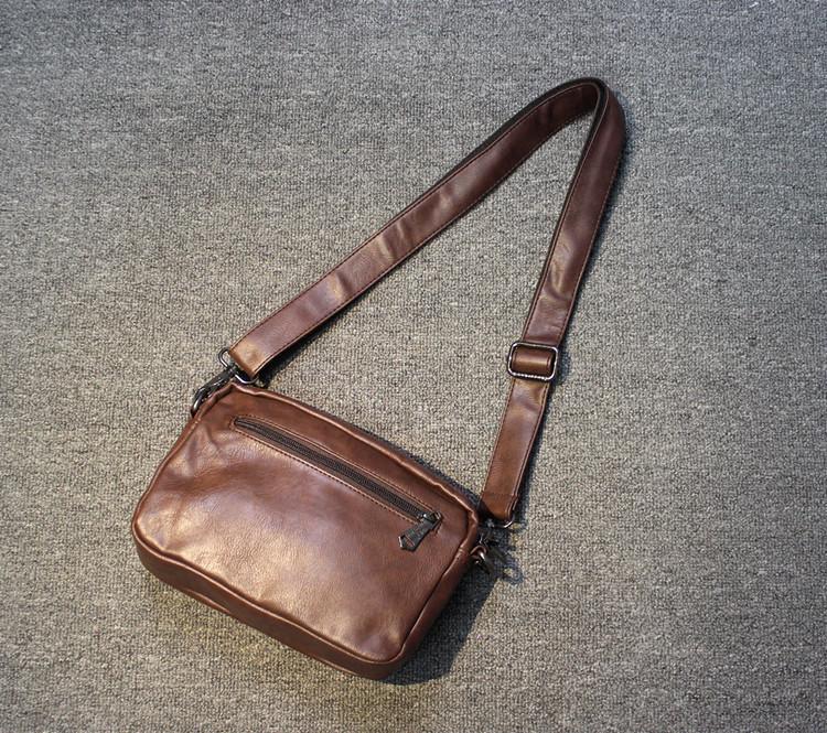 Multi-Pocket Pu Shoulder Bag