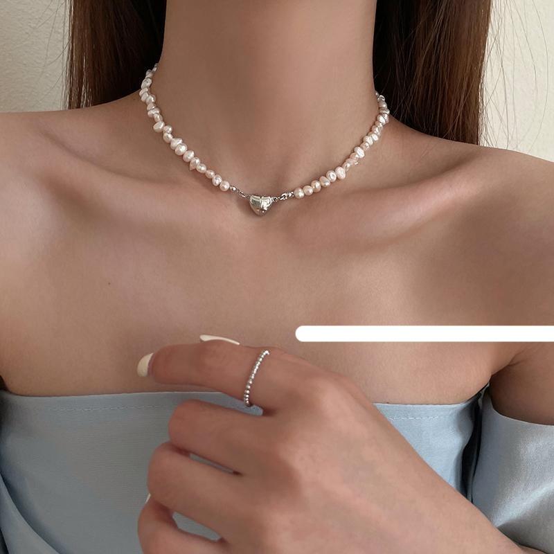 Natural Baroque Pearl Necklace